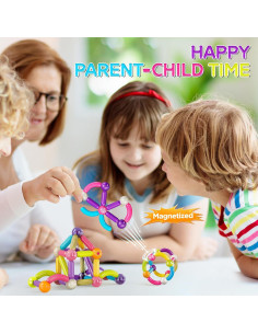 Bloques de Construcción Magnéticos Contixo ST2 68 Pcs 3D STEM 2