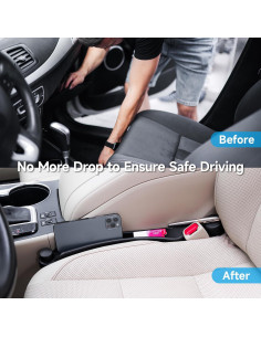 Rellenos para Espacio entre Asientos de Coche Givifive 2 Piezas 2
