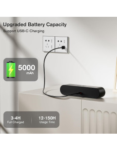 Aplique de Pared Inalámbrico Hensam LED Recargable 5 Colores 2