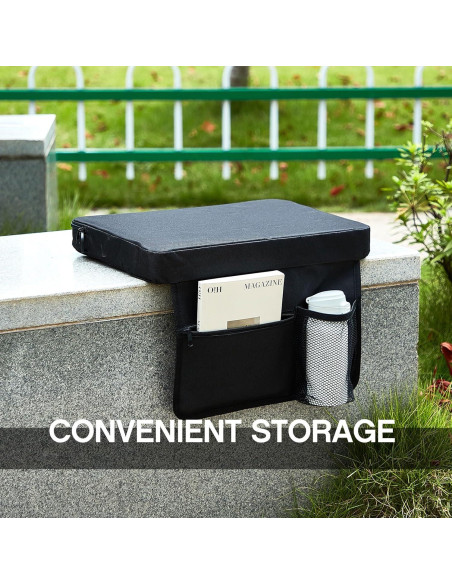 Asientos de Estadio Portátiles Hosuly - 2 Unidades, Negro