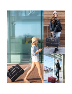 Bolsa de Viaje Rodante BAGSMART 45L con Compartimento para Zapatos 2