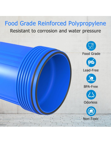 Filtro de Agua MewMore WHB10 para Casa, 10"x4.5", 75.71 L/min