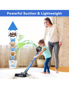 Aspiradora Inalámbrica UML0 Ligera 8 en 1 40 Minutos Succión 2