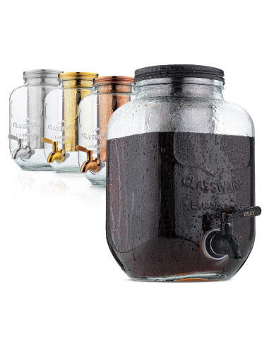 Cafetera de Cold Brew BTaT 3.78L Negra con Filtro Reutilizable