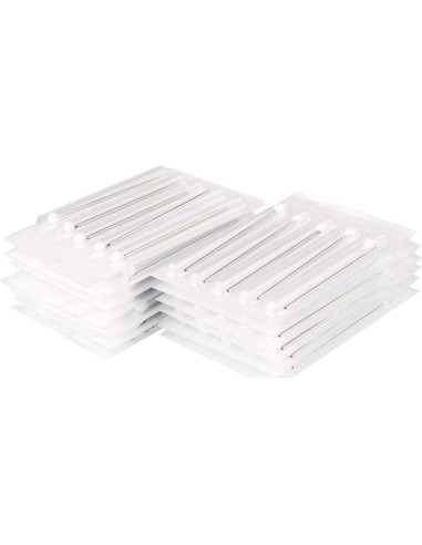 10 Agujas de Piercing 16G Acero Quirúrgico Esterilizadas