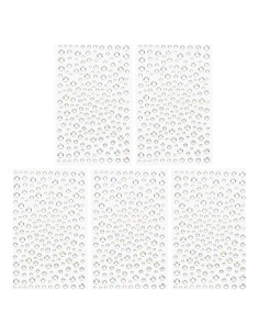 Etiquetas de Gemas Acrílicas PATIKIL 1045 Pcs AB Blanco