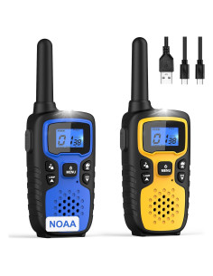 Walkie Talkies WisHouse M9 Recargables 2 Vías para Niños y Adultos