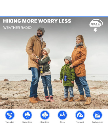 Walkie Talkies WisHouse M9 Recargables 2 Vías para Niños y Adultos