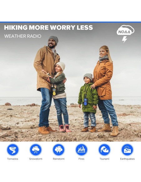 Walkie Talkies WisHouse M9 Recargables 2 Vías para Niños y Adultos