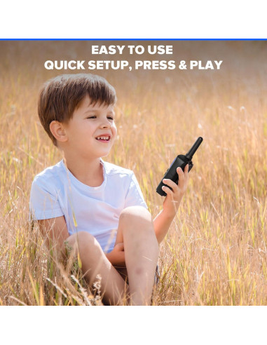 Walkie Talkies WisHouse M9 Recargables 2 Vías para Niños y Adultos