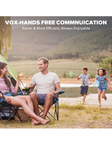 Walkie Talkies WisHouse M9 Recargables 2 Vías para Niños y Adultos