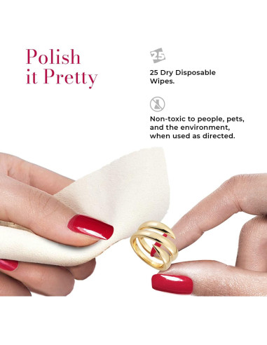 Limpiador de Joyería Connoisseurs Dazzle Stik + Toallitas