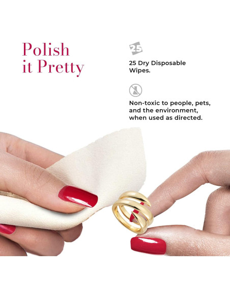 Limpiador de Joyería Connoisseurs Dazzle Stik + Toallitas