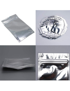 Paquete de 100 Bolsas Mylar UCOFFEE 7.6x10.2 cm Reutilizables 2