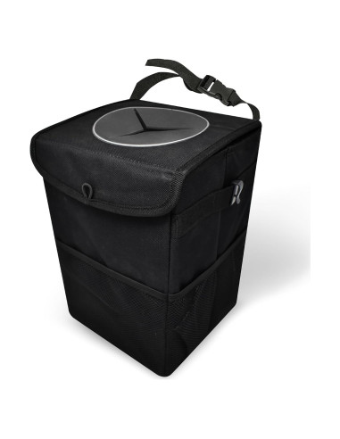 Basurero de Coche EcoNour 5.68L Impermeable Colgante Negro