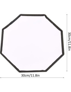 Softbox Octagonal 30x30cm Acouto para Flash Speedlight 2