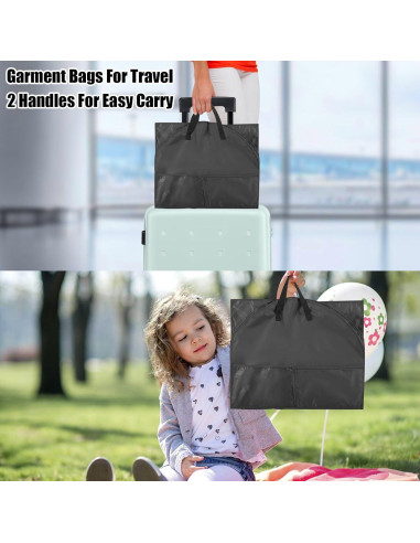 Bolsa de Ropa QEES para Danza 101.6 cm Negra Impermeable