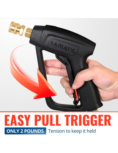 Pistola de Lavado a Presión YAMATIC Corta 4000 PSI M22