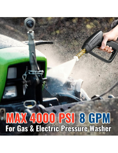 Pistola de Lavado a Presión YAMATIC Corta 4000 PSI M22