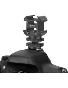 Adaptador de Montaje en Zapata Fría Ulanzi PT-3S Aluminio 3 Zapatas 2