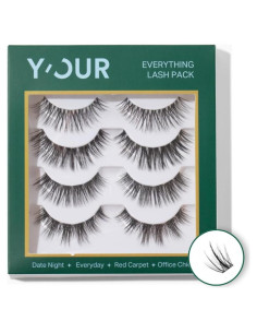 Pestañas Agrupadas Y'OUR Reutilizables - Duración 4 Días