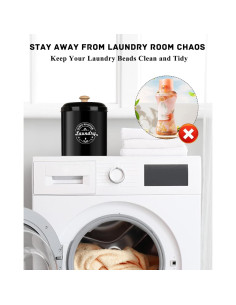 Contenedor Dispensador de Perlas Fragancia Lavandería SACREDAY Negro 2