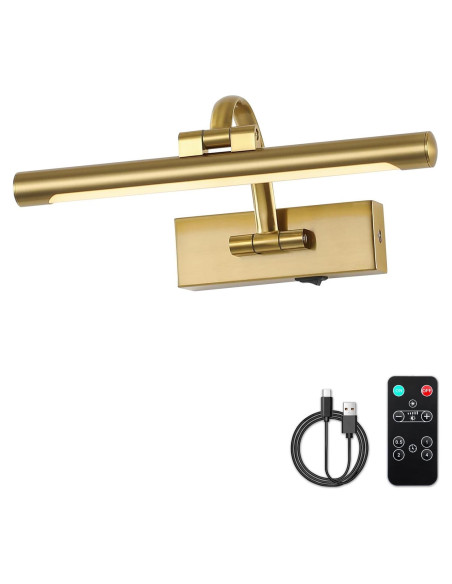 Luz de Imagen Inalámbrica Recargable DESOOP 30.48 cm Bronce