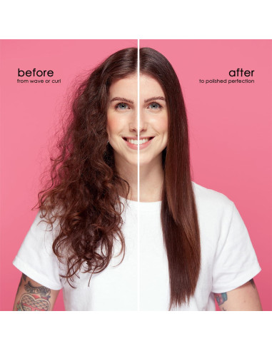 Plancha de Pelo ANGENIL 2 en 1 Titanio Doble Voltaje Rosa