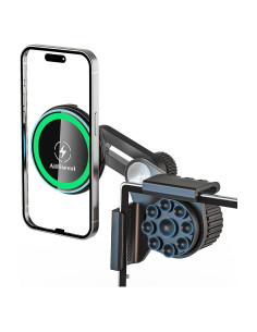 Cargador Soporte para Teléfono Tesla AiHiwvol 15W Qi2