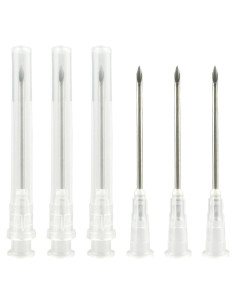 100 Agujas 16Ga 32mm Luer Lock JIAYOUSHOT para Inyección