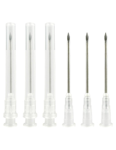 100 Agujas 16Ga 32mm Luer Lock JIAYOUSHOT para Inyección