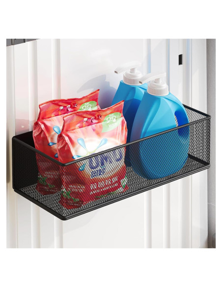 Estante Magnético WOCHUANGSI para Lavadora 27x12x7.7cm Negro