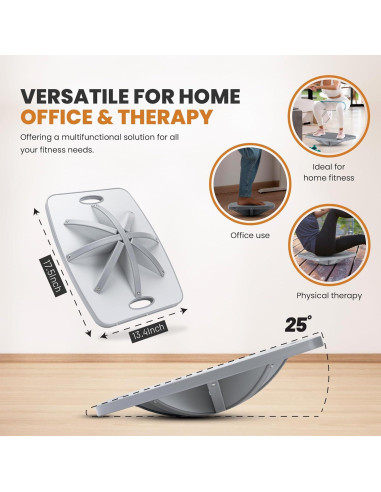 Tabla de Equilibrio Cusurlove de Madera 360 para Fitness