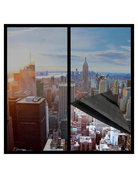 Película de Ventana Espejo WPCTEV 30x200 cm Anti UV Tinte Privacidad