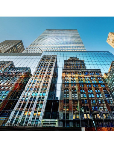 Película de Ventana Espejo WPCTEV 30x200 cm Anti UV Tinte Privacidad