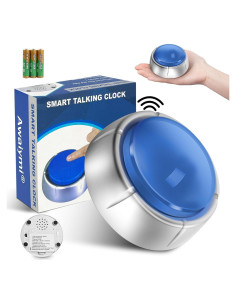 Reloj Despertador Hablante Awaiymi Azul Cielo para Ciegos