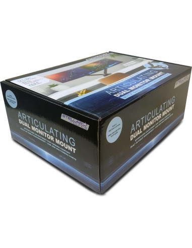 Brazos de Monitor Doble Stellar Mounts para Samsung 32" Curvado