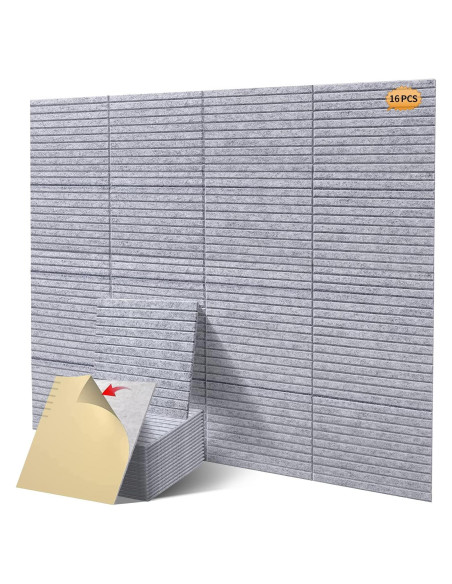 16 Paneles Acústicos HIJIRH 30.48x30.48 cm Aislantes de Sonido 16 Paneles Acústicos HIJIRH 30.48x30.48 cm Aislantes de Sonido