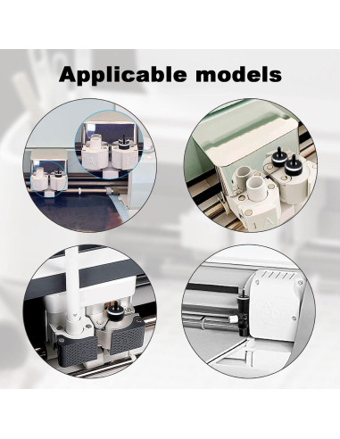 50 Cuchillas de Reemplazo Profundas Aleybloodes para Cricut