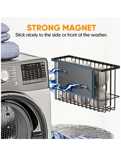 Soporte Magnético para Pelotas de Secadora Moryimi Negro 2