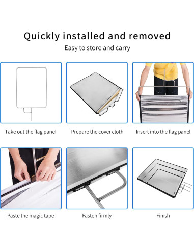 Bandera Reflectora Selens 45x60cm 5-en-1 con Difusor