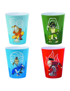 Conjunto de 4 Mini Tazas de Plástico Silver Buffalo Avatar