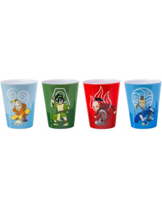 Conjunto de 4 Mini Tazas de Plástico Silver Buffalo Avatar 2