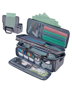 Funda Doble Capa HOMEST para Cricut Maker 3 y Explore 3, Gris