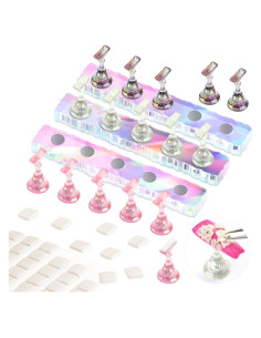 Soporte de Uñas Saviland Magnético 3 Pcs para Uñas Postizas