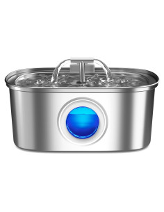Fuente de Agua Automática para Gatos Rellaty 3.2L Acero Inoxidable