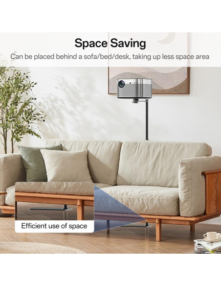 Soporte de Piso para Proyector Perfectisan Ajustable 101-156 cm