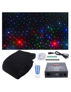 Cortina de Estrellas LED 3x4m Colorida DMX Ignífuga