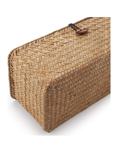 Cesta de Almacenamiento DECRAFTS de Hierba Marina 3 Secciones