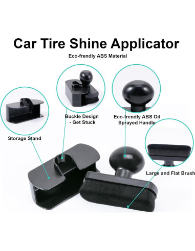 Brocha Aplicadora de Brillo para Neumáticos UNIMEIX Grande